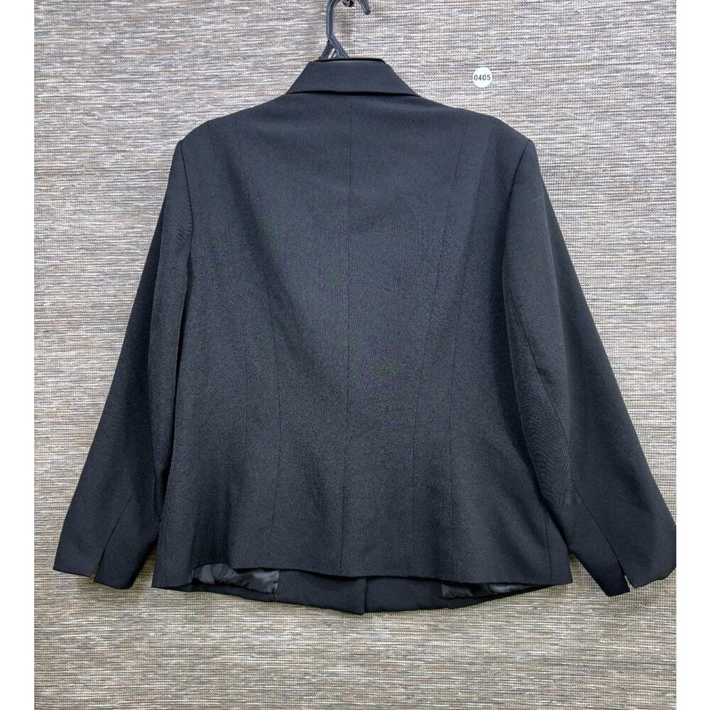 Kasper Black Single-Button Blazer - Picture 2 of 8